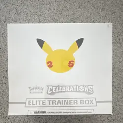 Pokemon Celebrations Elite Trainer Box ETB 25th Anniversary New Factory Sealed - Image 1