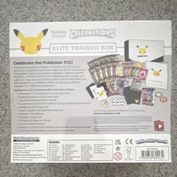 Pokemon Celebrations Elite Trainer Box ETB 25th Anniversary New Factory Sealed - Image 2