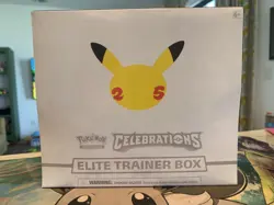 Pokemon TCG Celebrations Elite Trainer Box 25th Anniversary ETB Sealed NEW 820650809439 - Image 1