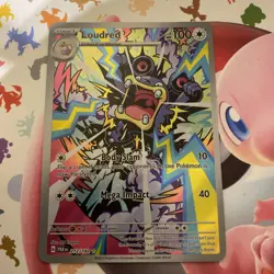 Pokemon TCG Loudred Paradox Rift 212/182 Holo Illustration Rare Card - Image 1