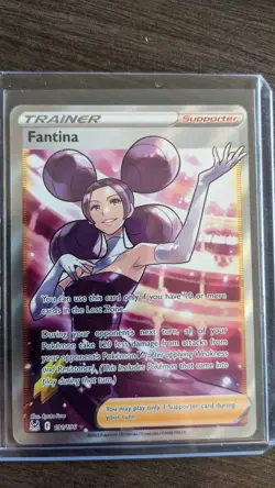 Fantina 191/196 Full Art Lost Origin Pokemon Card NM - Image 1