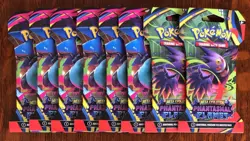 Pokemon TCG - Phantasmal Flames Booster Blister Pack x 8 - New & Sealed - - Image 1