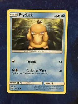 Pokemon Psyduck Common # 40/236 - SM - Cosmic Eclipse - LP - Image 1