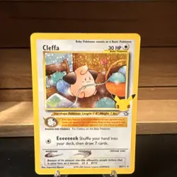 Cleffa 20/111 Celebrations 25th Holo Rare Classic Collection Pokemon M/NM - Image 3