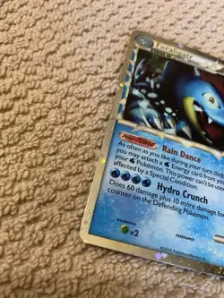 Feraligatr HGSS07 Black Star Promo Holo LP Pokemon 2010 - Image 2