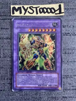 Carte Yu-gi-oh! Anti Plasma Heros Elementaire CT04-FR006 Secret Rare Francais - Image 1