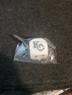 Yu-Gi-Oh! Legendary Duelists: Season 2 Dice - Kaiba Corp, White Dice - Konami - Image 1