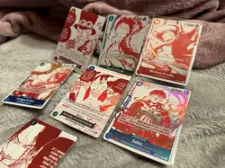 One Piece OP13 3rd Anniversary Treasure Pack Campaign Promo Set Of 7 - English - Image 5