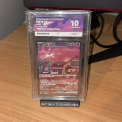 Pokemon Mew EX Black Star Promo TCG Card SVP053 151 ACE 10 (PERFECT SUBGRADES) - Image 3
