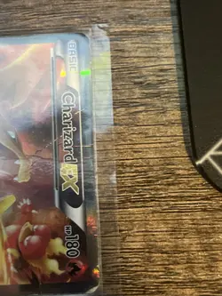 Pokemon TCG Charizard EX Full Art Holo Card Promo XY121 Damaged - Image 4