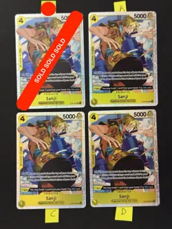 Sanji ST29-004 SR Stard Deck (EGGHEAD) ONE PIECE Card Game English NM - Image 1