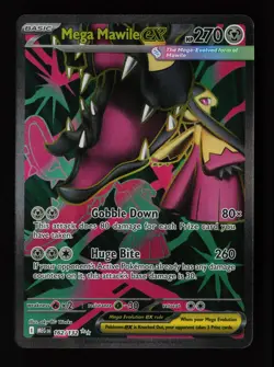 Mega Mawile ex 162/132 Ultra Rare ME01: Mega Evolution Pokemon Card - Image 1