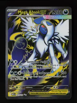 Mega Absol ex 161/132 Ultra Rare ME01: Mega Evolution Pokemon Card - Image 1