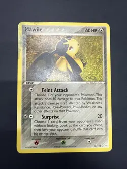 Mawile 23/110 2006 EX Holon Phantoms Pokemon Card TCG Arita Art No Holo Rare - Image 1
