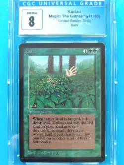 BETA 🌳🌿Kudzu🌿🌳 Vintage 1993 MTG | Graded NM++/Mint+ CGC 8! - Image 1