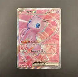 Pokemon TCG Mew ex 193/165 Sv: Scarlet Violet 151 Ultra Rare Full Art Holo - Image 1