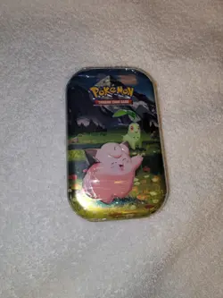 Pokemon Ascended Heroes Mini Tin 2026 Clefairy And Chikorita - Image 1
