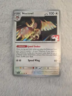 Noctowl 115/142 non Holo Play! Prize Pack Series Pokemon TCG SCR Stellar Crown - Image 1