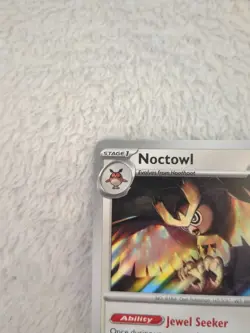 Noctowl 115/142 non Holo Play! Prize Pack Series Pokemon TCG SCR Stellar Crown - Image 2