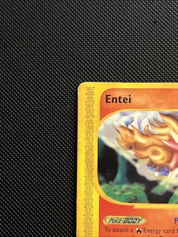 Entei 10/147 Aquapolis Non Holo Raw Card MP Pokemon TCG - Image 3