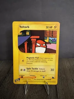 Pokemon Voltorb 113/144 Skyridge Common Basic 50 HP Spin Tackle - Image 1