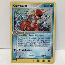 Crawdaunt 3/97 VINTAGE Cosmos Holo EX Dragon Ereader 2003 Pokemon Rare (NM/LP) - Image 1