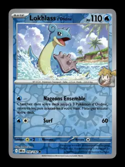 Carte Pokemon Loklass d'Ondine Reverse 050/182 Rivalites Destinees Francais - Image 1