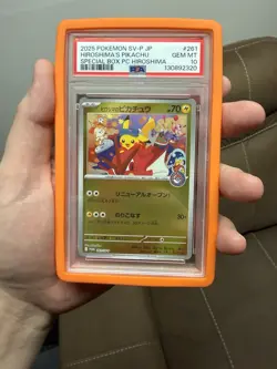 2025 Pokemon JPN SV-P Promo #261 Hiroshima's Pikachu PSA 10 - Image 1
