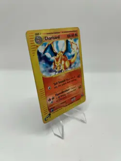 Pokemon TCG Charizard 039/165 Expedition Base Set Reverse Holo - HP/DMG - Image 3