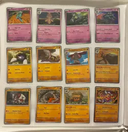 Pokemon TCG SV: Black Bolt Complete Base Set Common/Uncommon/Rare Holo - Image 4