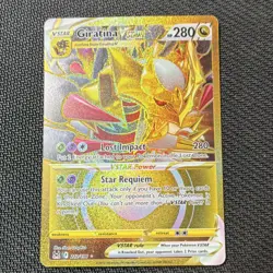 Pokemon Giratina VSTAR Secret Rare 212/196 Full Art Holo Lost Origin English - Image 1