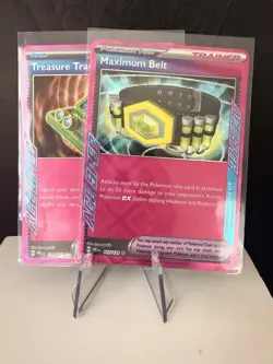 Pokemon Ace Spec Unfair Stamp Holo Trainer-Item Sv06 TWM 165/167 + BONUSES - Image 3