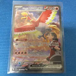Pokemon Ethan's Ho-Oh EX Special Illustration Rare Holo 230 HP 230/182 Sv10 - Image 1