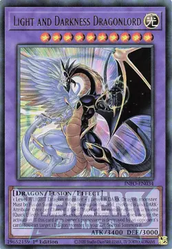 Yugioh INFO-EN034 - Light and Darkness Dragonlord - Ultra Rare - Image 1