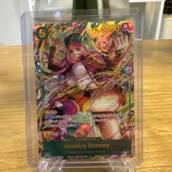 One Piece Tcg Jewelry Bonney Op12-118 Sec Rare Alt Art Mint - Image 1