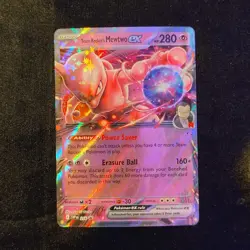 Team Rocket's Mewtwo ex 216 Sv: Scarlet & Violet Promo Cards Holo MINT - Image 1