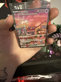 Pokemon Mew ex Promo Full Art Holo SVP 053 Scarlet & Violet Promo Cards - Image 5