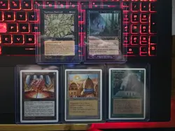 Magic the Gathering Collection 5 Cards Various Editions Featuring Mana Vault LP - Image 1