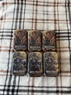 One Piece Card Game Tin Pack Set Vol.2 , Lot of 6 Sealed - Image 1