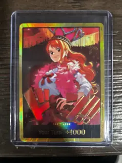 DON!! Card (Nami) (Gold) Extra Booster: One Piece Heroines Edition Foil - Image 1