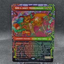 Raph & Mikey, Troublemakers Showcase Teenage Mutant Ninja Turtles TMNT MTG TMT - Image 1
