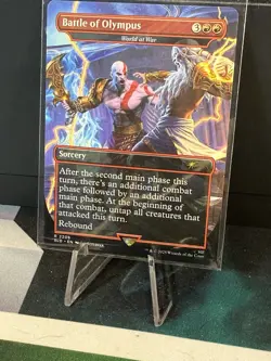 MTG God Of War Battle Of Olympus R 2208 Borderless Non-Foil - Image 1