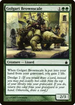 Golgari Brownscale | #166 | RAV | MTG | Regular | LP - Image 1
