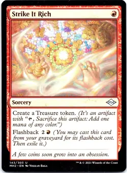 MTG Strike It Rich Modern Horizons 2 MH2 LP Non-Foil Sorcery - Image 1