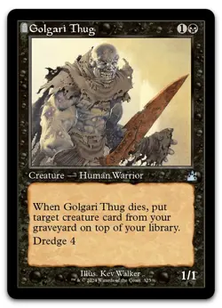 Golgari Thug (Retro Frame) #325 (LP) Ravnica Remastered RVR Magic MTG - Image 1