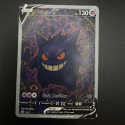 Pokemon Gengar Limited Promo Doujin ACG DIY Full Art Card NO HOLO - Image 1