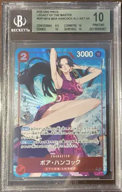 One Piece Legacy Of The Master Boa Hancock Op12-014 Alt Art Japanese BGS 10 - Image 1