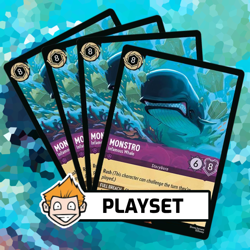 4x Monstro - Infamous Whale (#64) Playset - Disney Lorcana, Reign of Jafar - Image 1