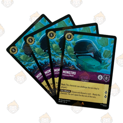 4x Monstro - Infamous Whale (#64) Playset - Disney Lorcana, Reign of Jafar - Image 2