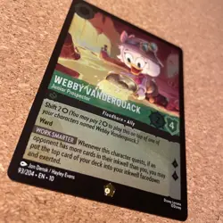 FOIL Webby Vanderquack Junior Prospector 93 Whispers in the Well Disney Lorcana - Image 2